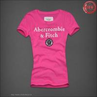 dames abercrombie fitch korte tees wit lichtrood Overhemd Dragen femqi464